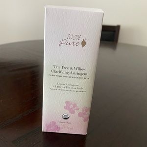 100% Pure Tea Tree & Willow Clarifying Astringent 4 fl oz